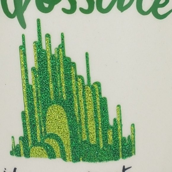 Vintage Statement Mug Teacup WIZARD OF OZ Nothing is Impossible Dare to Dream - Picture 3 of 16